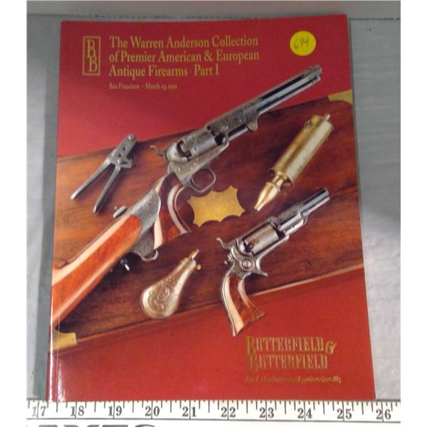 Butterfield & Butterfield auction book 1992