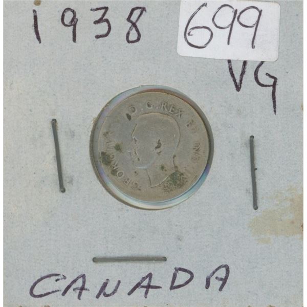 1938 King George 10¢