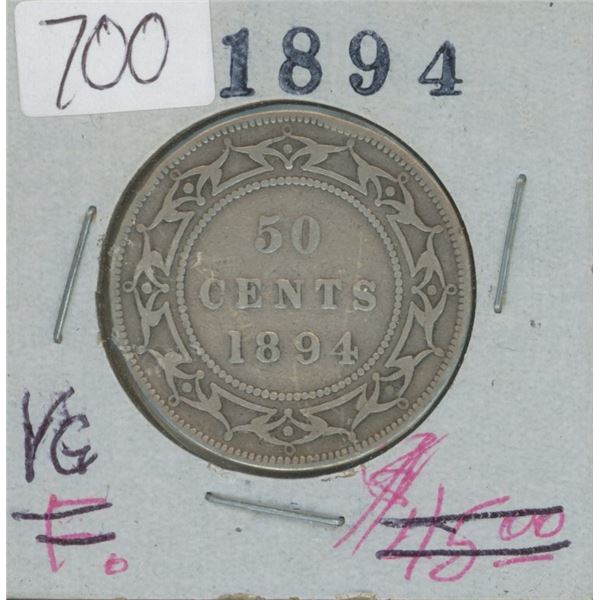 1894 Newfoundland 50¢
