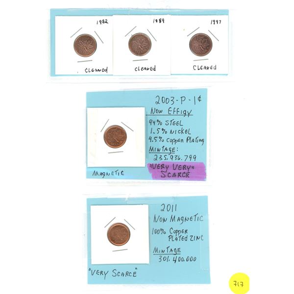 Lot of CAN One Cent Coins