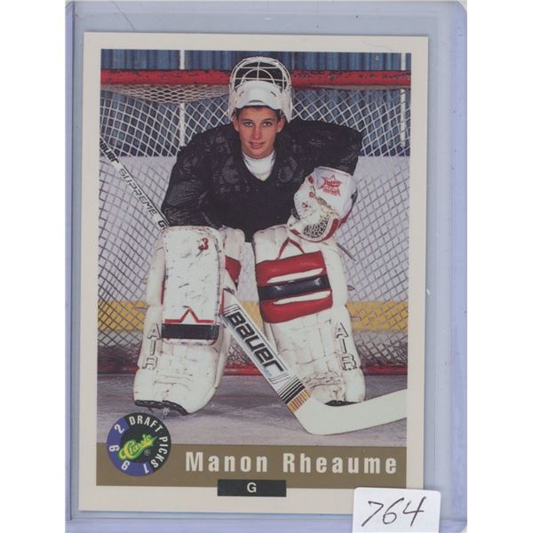 1992 Classic Manon Rheaume Rookie Card