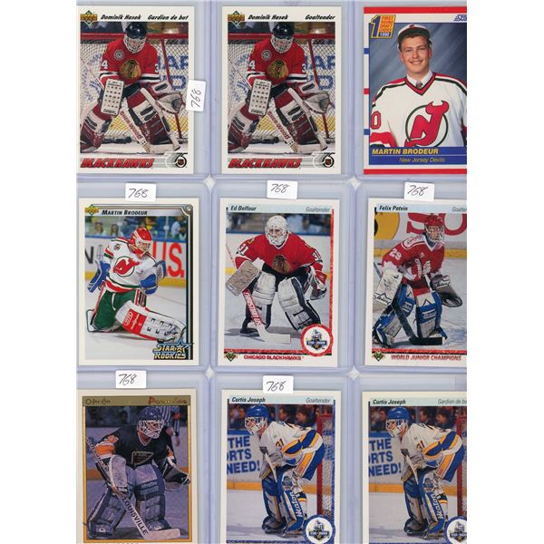 9 Star Goalie Rookie Cards