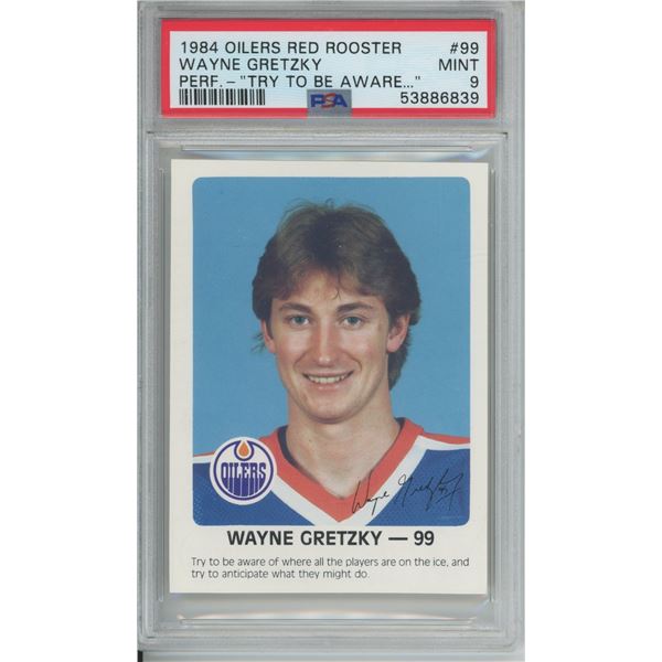 1984 Wayne Gretzky Red Rooster PSA 9