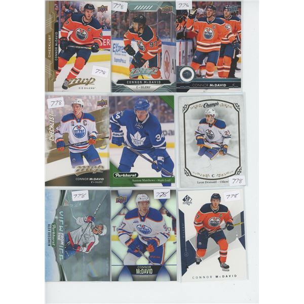 McDavid and Other Stars 9 Cards