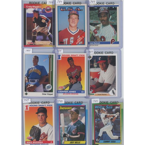 9 Baseball Rookie Cards