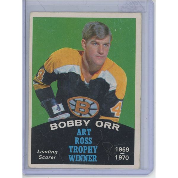 Bobby Orr 1970-71 Art Ross Winner #249 *Creased*
