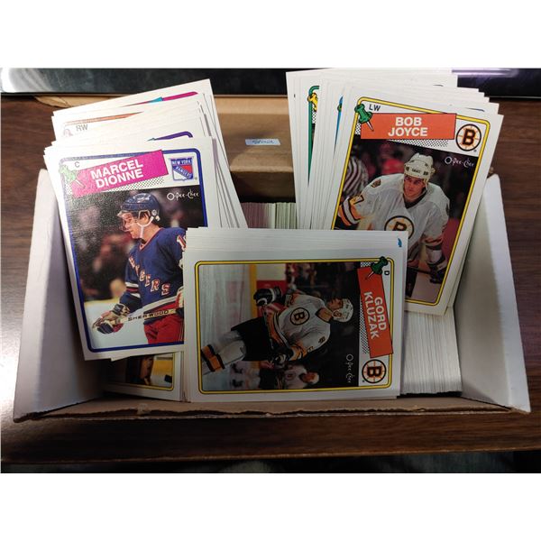 Box of 245 1988-89 OPC Hockey Cards