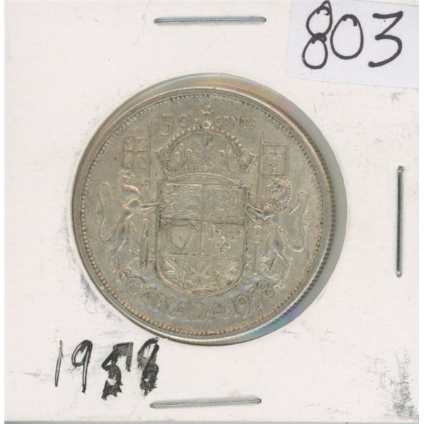 Silver 50¢ Coin Canada