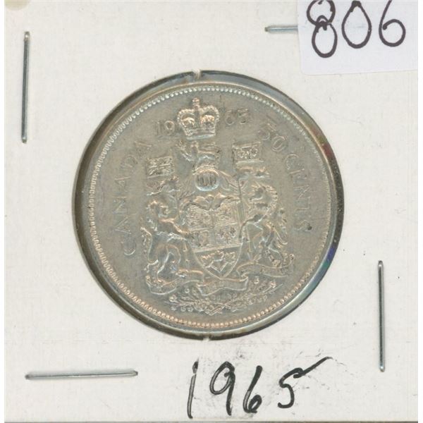 Silver 50¢ Coin Canada