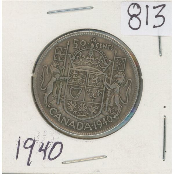 Silver 50¢ Coin Canada