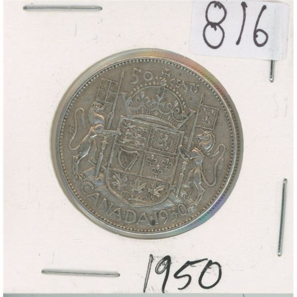 Silver 50¢ Coin Canada