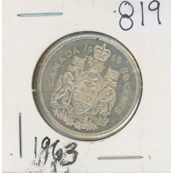 Silver 50¢ Coin Canada