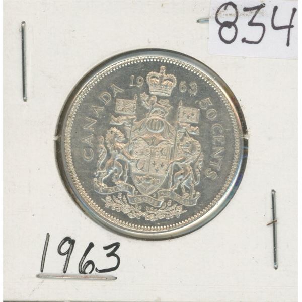 Silver 50¢ Coin Canada