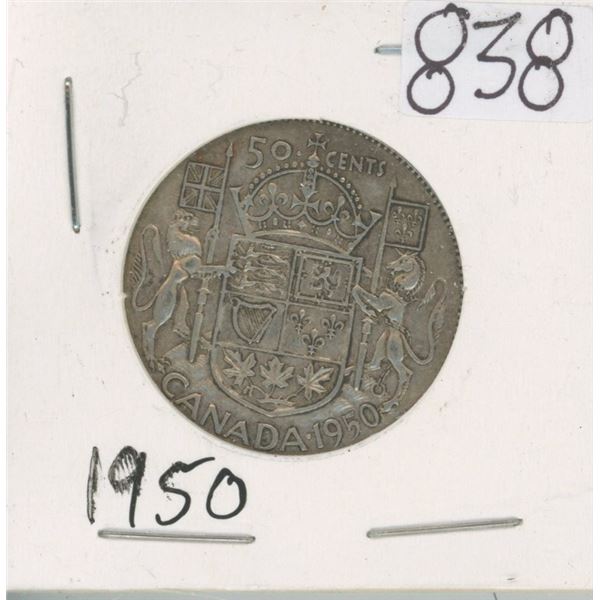 Silver 50¢ Coin Canada