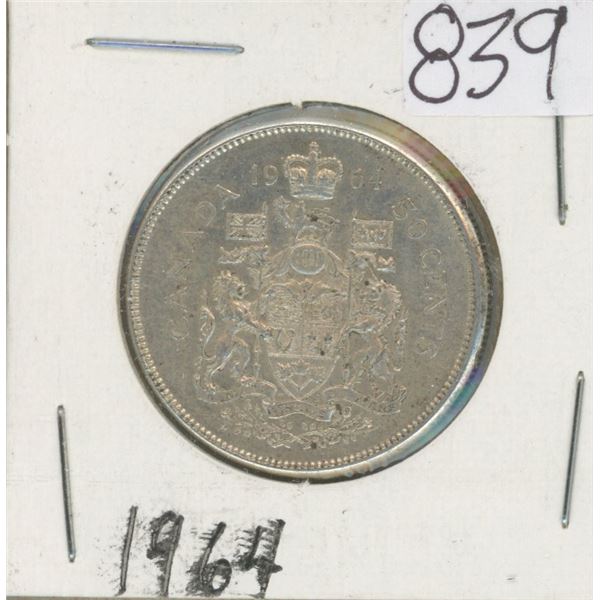 Silver 50¢ Coin Canada