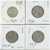 Image 1 : 4 - 25¢ Silver Coins Canada -
