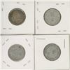 Image 2 : 4 - 25¢ Silver Coins Canada -