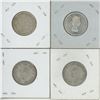 Image 2 : 4 - 25¢ Silver Coins Canada -