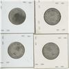 Image 2 : 4 - 25¢ Silver Coins Canada -