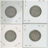 Image 2 : 4 - 25¢ Silver Coins Canada -