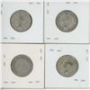 Image 2 : 4 - 25¢ Silver Coins Canada -