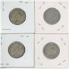 Image 2 : 4 - 25¢ Silver Coins Canada -