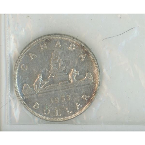 $1 Silver Coin Canada - 1953