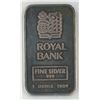 Image 1 : Royal Bank 1 Ounce Silver Bar - Fine Silver 999 - Serial 000478