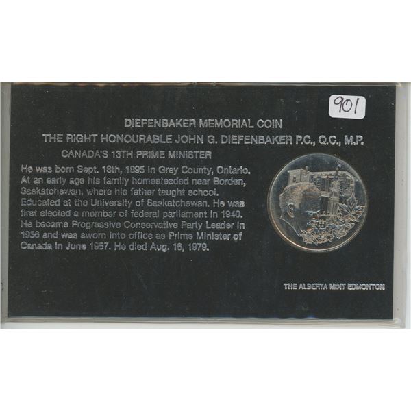 Diefenbaker Memorial Coin
