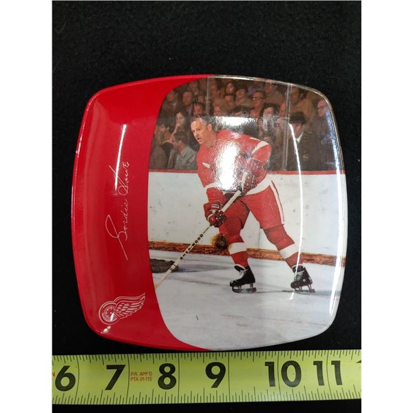 Gordie Howe Plastic Plate / Tray – Made in Italy