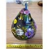 Image 1 : HAND PAINTED GOURD (SMALL HOLE IN SIDE)