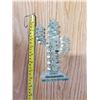 Image 1 : STACKED GLASS CACTUS (ONE ARM NEEDS GLUING)