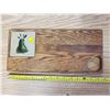 Image 1 : WOOD CUTING BOARD W/ CERAMIC INLAY