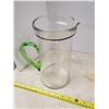 Image 2 : pitcher w/ etched flower