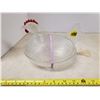 Image 1 : vintage glass hen on nest