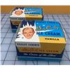Image 1 : VINTAGE BING CROSBY VALLEY FARMS ICE CREAM BOXES