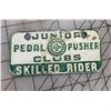 Image 1 : ALBERTA JUNIOR PEDAL PUSHERS BICYCLE LICENCE PLATE