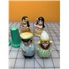 Image 5 : LOT OF VINTAGE SALT AND PEPPER SHAKERS