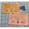 Image 1 : WWII RATION BOOKS AND TOKENS