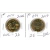 Image 1 : 2006 & 2010 Olympic loonie UNC
