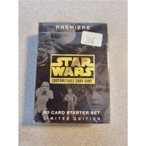 Sealed 1995 Star Wars 60 Card starter deck