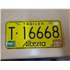 Image 1 : Alberta License plate