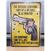 Image 1 : 8x11 3/4inch sign "response 911"
