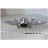 Image 3 : Very Nice Kirch Metal Airplane Clock (works)
