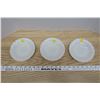 Image 1 : 3 White Pyrex Saucers
