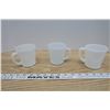 Image 3 : 3 Fireking White Mugs