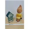 Image 4 : Cute Kleenex Box Holder & Plastic Lawn Gnome