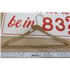 Image 2 : Who Will it Be in 83 Election Sign & Antique Quintons Clothes Hangar