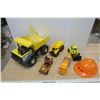 Image 1 : Big Lot Contruction Toys - 1 Large Tonka Truck & Misc.