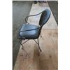 Image 3 : Iron Leather Chair